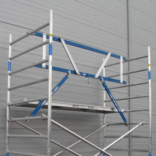 ASC ASC AGS Pro échafaudage roulant 135x250 7,2m HT garde-corps un côté