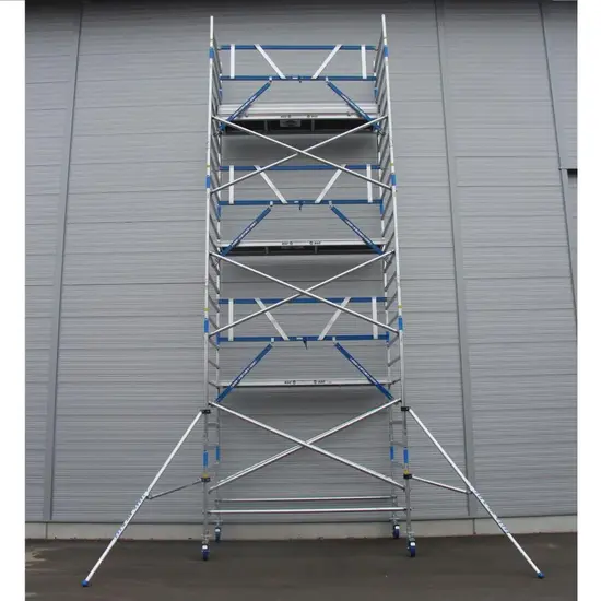 ASC ASC AGS Pro échafaudage roulant 135x305 8,2m HT garde-corps un côté