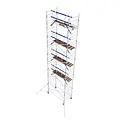 ASC ASC AGS Pro échafaudage roulant 135x305 12,2m HT garde-corps un côté