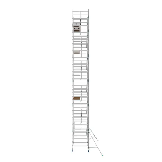 ASC ASC AGS Pro rolling scaffold 135x305 13.2m working height guardrail one side