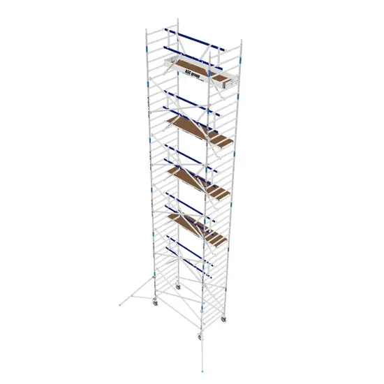 ASC ASC AGS Pro rolling scaffold 135x305 13.2m working height guardrail one side