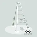 Hendon tripod ladders Vultur tripod ladder 240 cm with 3 adjustable legs