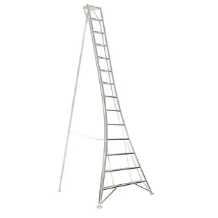 Vultur driepuntsladder 420 cm met 1 verstelbaar been