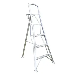 Vultur Tripod ladder 180 cm with platform and 1 adjustable leg