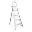 Hendon Vultur Tripod ladder 180 cm with platform and 1 adjustable leg