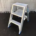 Solide Solide dubbele trapladder 2x3 treden DT3
