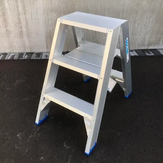 Solide Solide dubbele trapladder 2x3 treden DT3 | Professioneel
