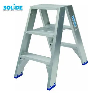 Solide double-sided step ladder 2x3 tread DT3