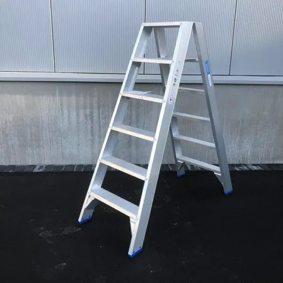 Solide Solide dubbele trapladder 2x6 treden DT6 | Professioneel