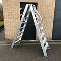 Solide Solide dubbele trapladder 2x8 treden DT8 | Professioneel