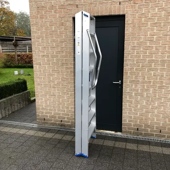 Solide Solide dubbele trapladder 2x8 treden DT8