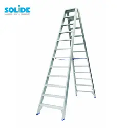 Solide double-sided step ladder 2x12 tread DT12