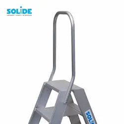 Fixed handrail Solide double-sided step ladder