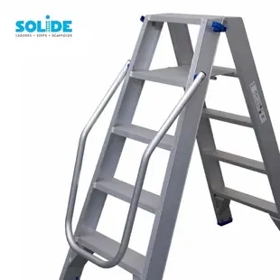 Foldable handrail Solide double-sided step ladder