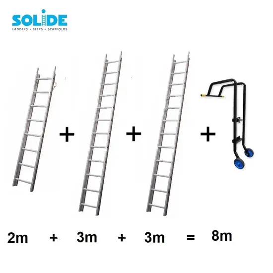Solide Solide dakladder set  8 m
