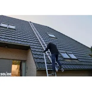 Solide roof ladder set 8 m