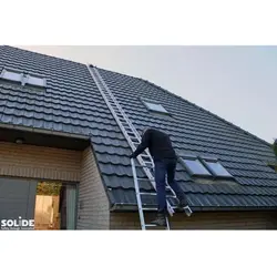 Solide roof ladder set 6 m
