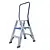 ASC ASC 3-step double-sided stepladder with handrail DT-3