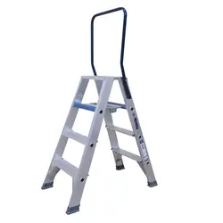 ASC 4-step double-sided stepladder with handrail DT-4