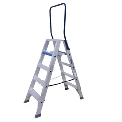 ASC 5-step double-sided stepladder with handrail DT-5