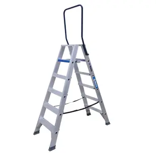 ASC 6-step double-sided stepladder with handrail DT-6