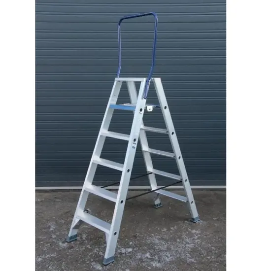 ASC ASC dubbele trap met beugel 6 treden DT-6