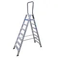 ASC ASC dubbele trap met beugel 8 treden DT-8