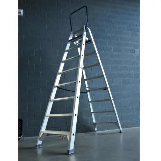 ASC ASC dubbele trap met beugel 8 treden DT-8