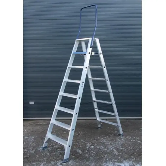 ASC ASC dubbele trap met beugel 8 treden DT-8