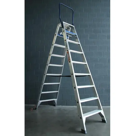 ASC ASC dubbele trap met beugel 9 treden DT-9