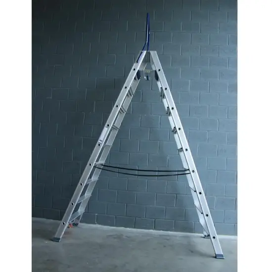 ASC ASC dubbele trap met beugel 9 treden DT-9