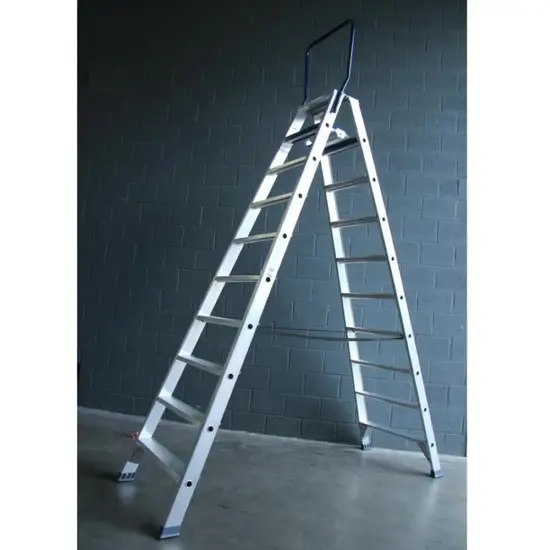 ASC ASC dubbele trap met beugel 10 treden DT-10