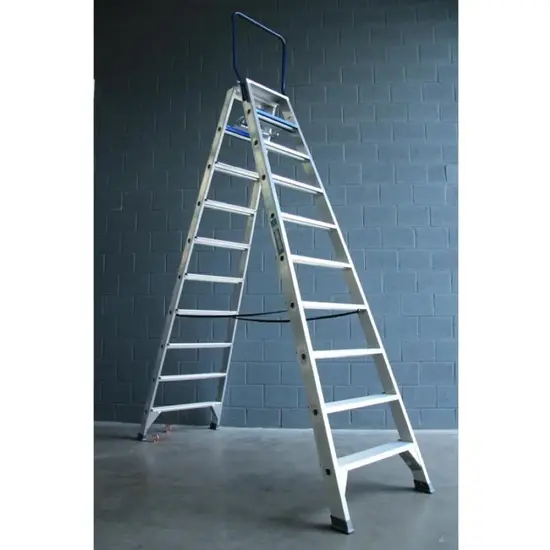 ASC ASC dubbele trap met beugel 10 treden DT-10