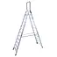 ASC ASC 12-step double-sided stepladder with handrail DT-12