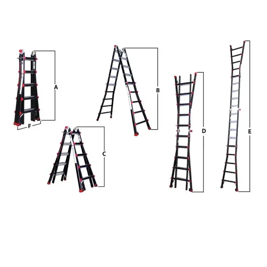 BigOne Big One telescopische ladder 4x5 TacTic