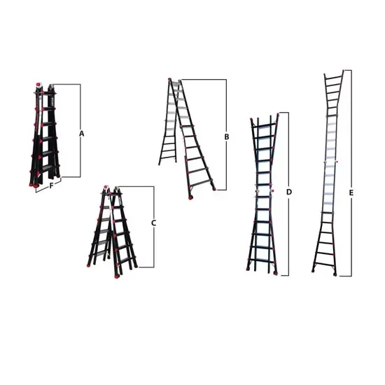 BigOne BigOne TacTic telescopische ladder 4x6