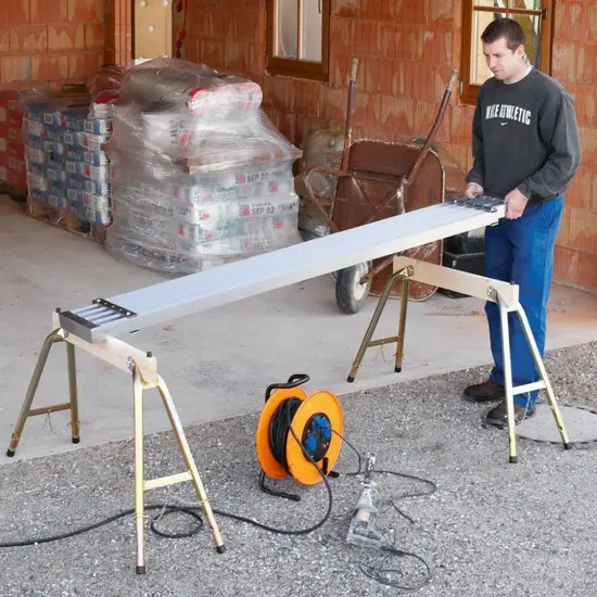 BigOne BigOne TeleXL telescopisch platform 200-300 cm | Telescopische Steigerplank Aluminium