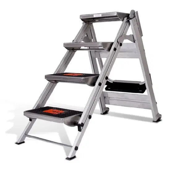 Little Giant Ladders Escabeau Little Giant Altrex Safety Step 4 marches