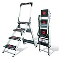Little Giant Ladders Escabeau Little Giant Altrex Safety Step 4 marches