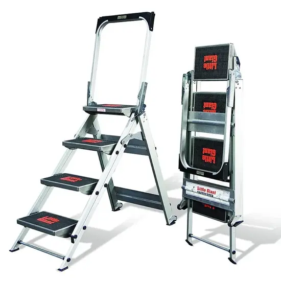 Little Giant Ladders Escabeau Little Giant Altrex Safety Step 4 marches
