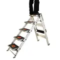 Little Giant Ladders Escabeau Little Giant Altrex Safety Step 5 marches