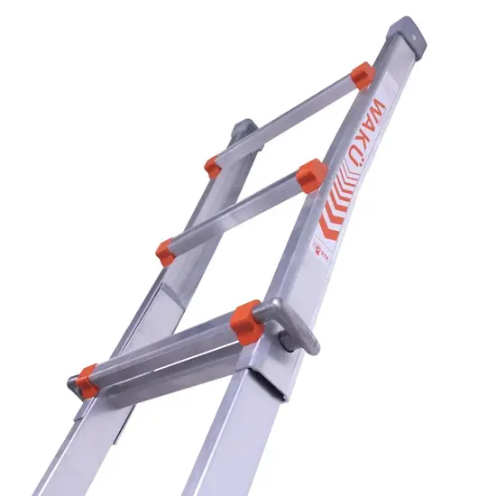 Waku Échelle pliante télescopique Waku 4x3