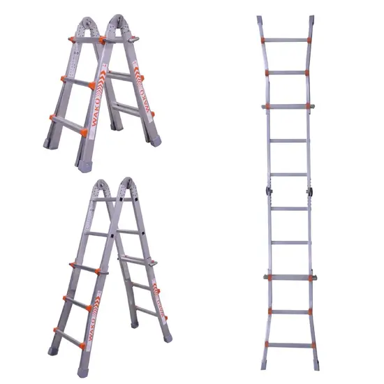 Waku Échelle pliante télescopique Waku 4x3