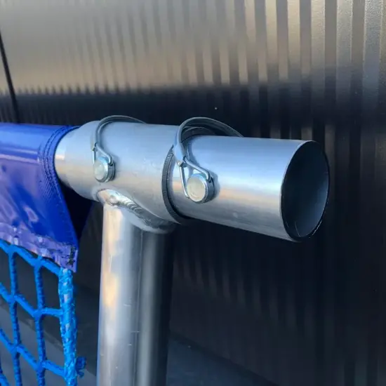 ASC ASC dakrandbeveiliging  schuin dak frame + vangnet 2 m