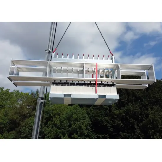 Roof Safety Systems RSS flat roof Compact transport & storage frame