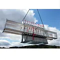 Roof Safety Systems RSS toit plat Compact 40 mètres + cadre de transport