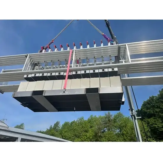 Roof Safety Systems RSS toit plat Compact 40 mètres + cadre de transport