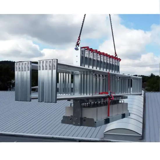 Roof Safety Systems RSS toit plat Compact 40 mètres + cadre de transport