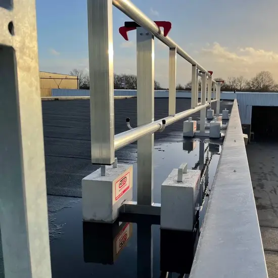 Roof Safety Systems RSS fall protection flat roof Compact 20 meters