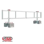 Roof Safety Systems RSS système anti-chute toit plat Compact 12 mètres